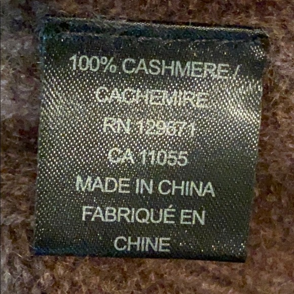 360 Cashmere Brown Sweater Boat Neck Crop Cashmere - Picture 5 of 6